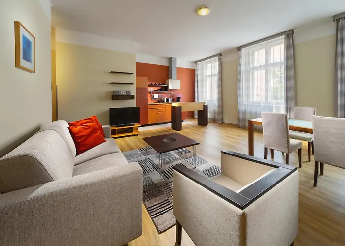 Mamaison Belgicka Lägenhetshotell Prag